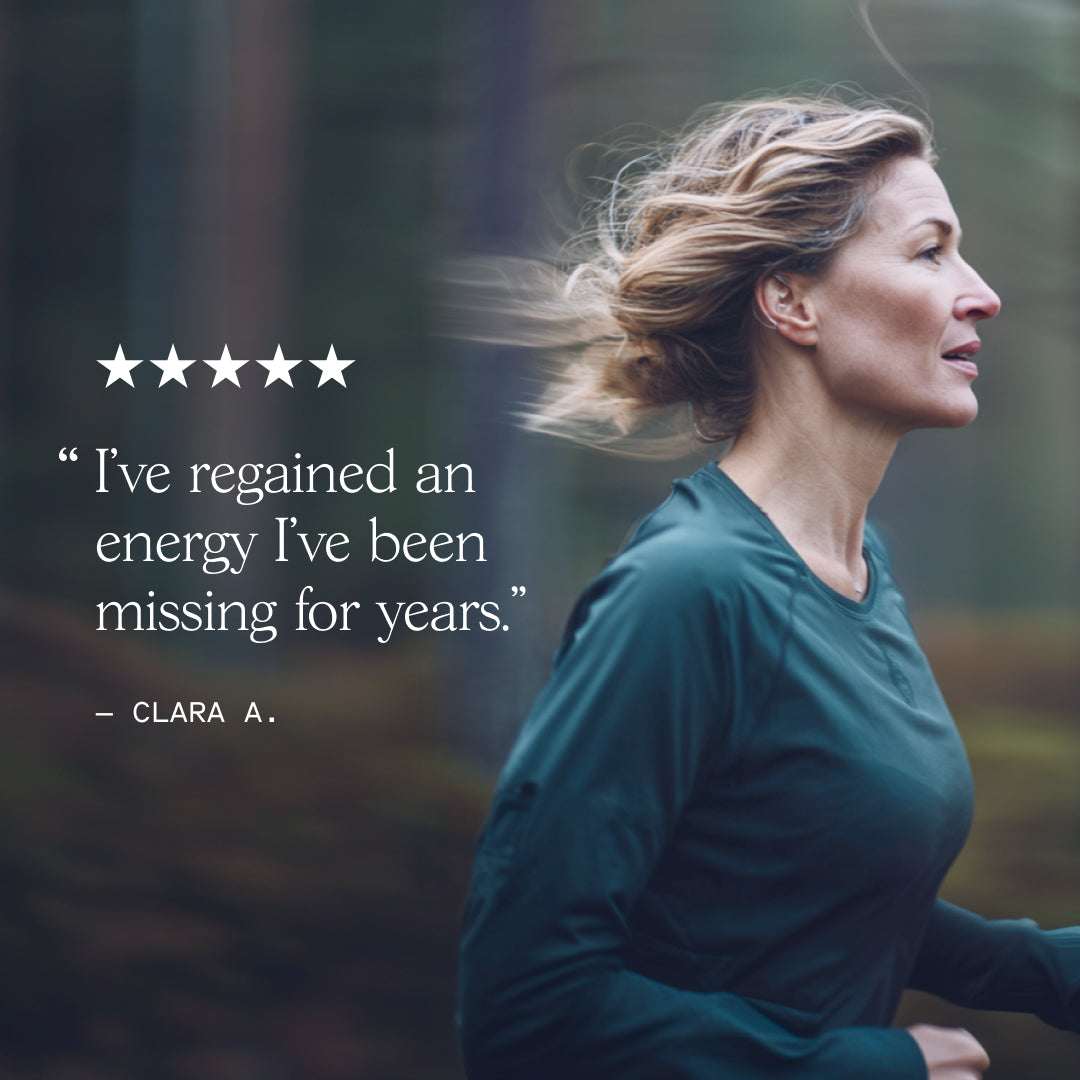 Nexus NAD⁺ customer review — Clara A., regained energy she had been missing for years